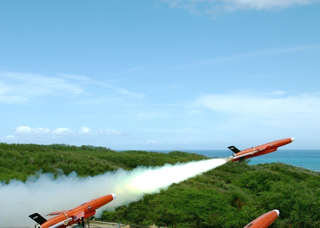 This is an image of a Navy aerial target launch.